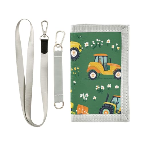Kids Wallet Canvas Outdoor Sports Wallet for Ages 9-12 Cars