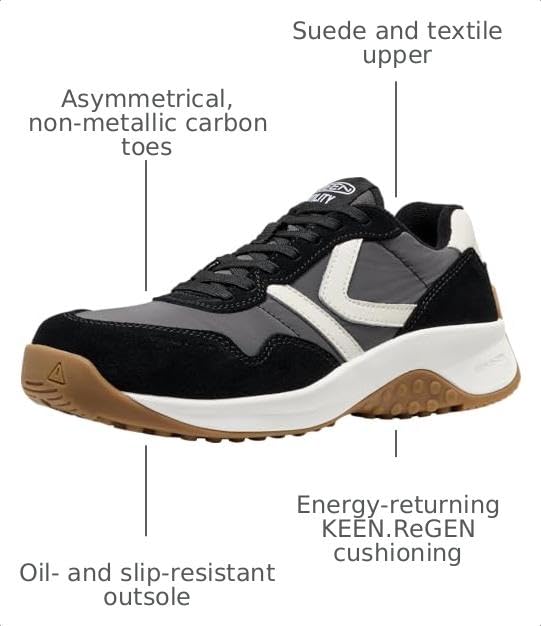 Image of KEEN Utility KS86 Utility Work Sneakers (Carbon Toe)