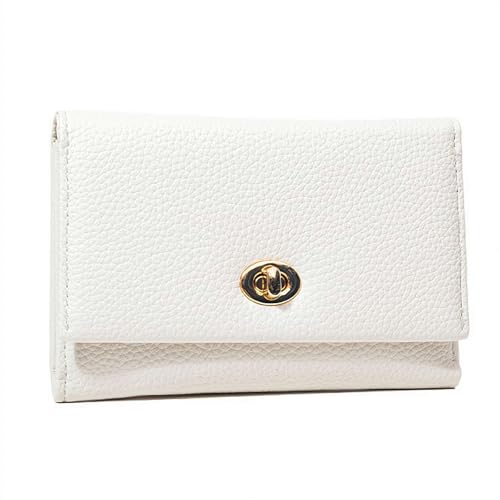 Short Wallet for Women, PU Leather Slim Bifold Purse, Lightweight Card Organizer with Zipper Pocket, Fashion Accessory (Style A)