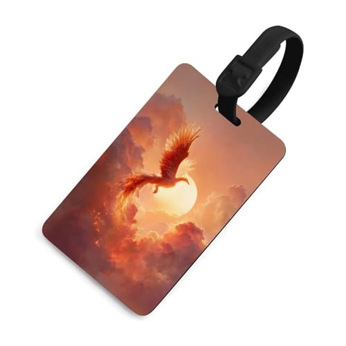 Majestic Phoenix Flight Luggage Tag Suitcase Name Tag