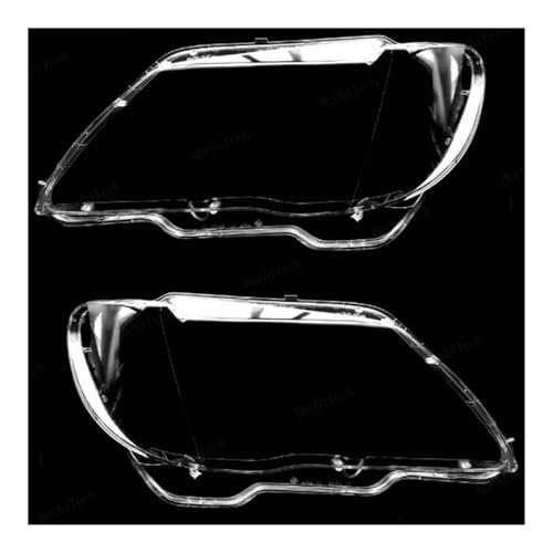 Couvercle de phares pour E65 E66 2005-2008 : boîtier de remplacement en verre pour lentille