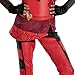 Party City Red Costume for Girls - Disney Descendants 4 The Rise of Red Costume (Small)