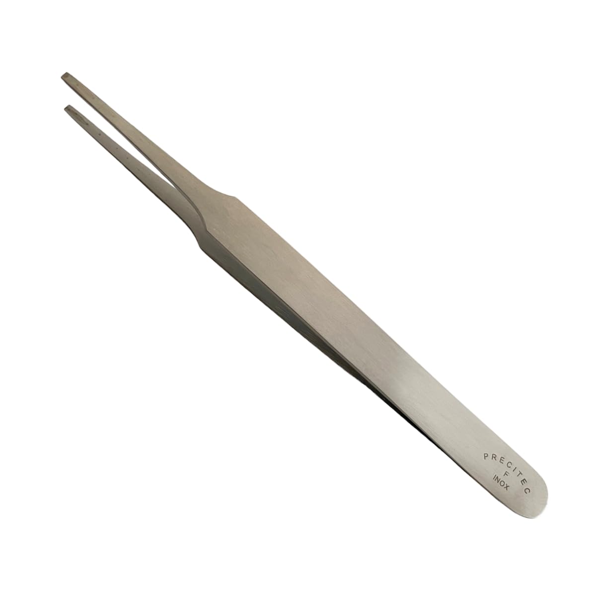 Pince à épiler Precitec Inox Horotec MSA 12.901-F pour redresser sans rayer les pièces en acier