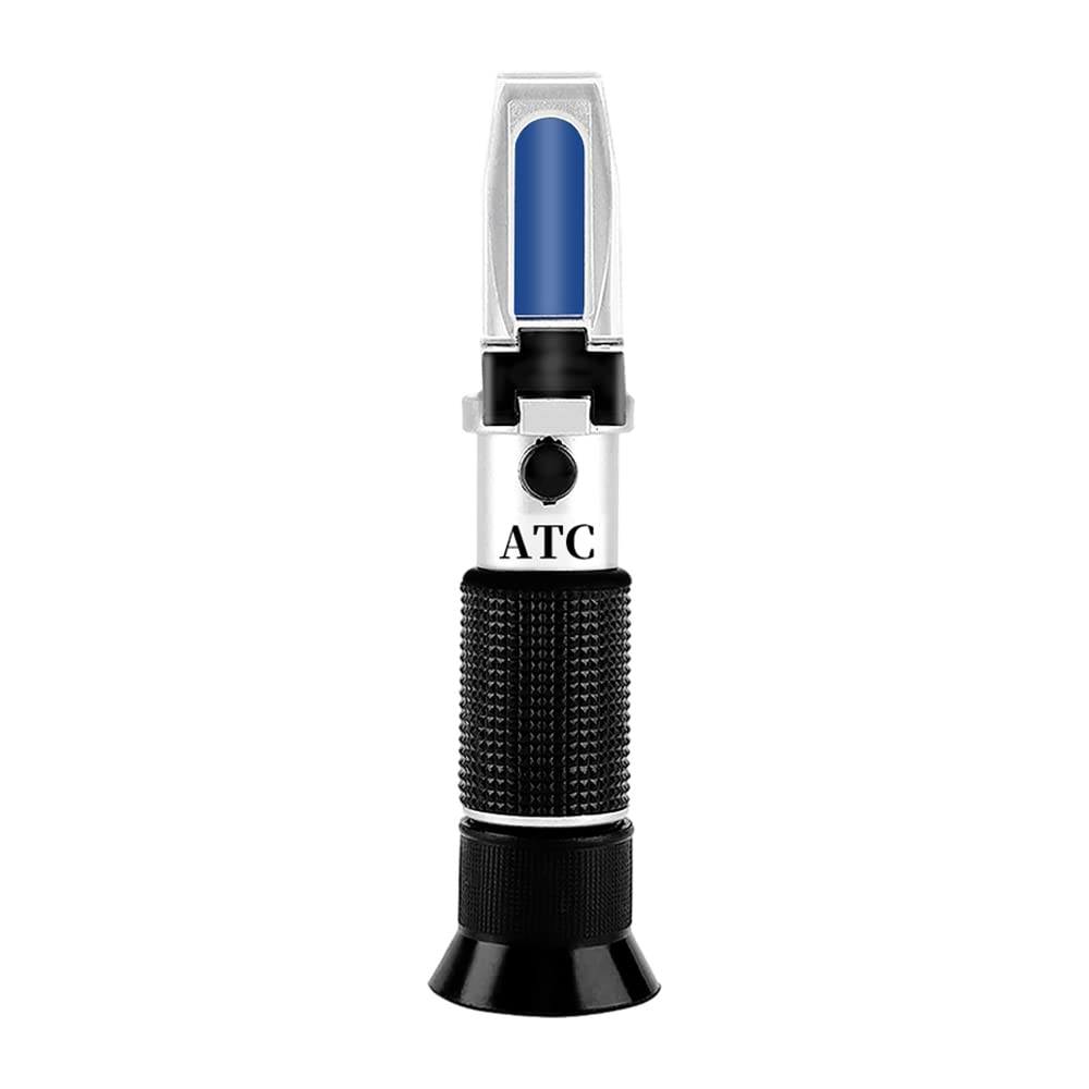 CUDTAPI Handheld Alcohol Sugar Refractometer Digital Tester Wine Concentration Meter Densitometer 0-25% Alcohol Beer 0-40% Grapes(Without box)