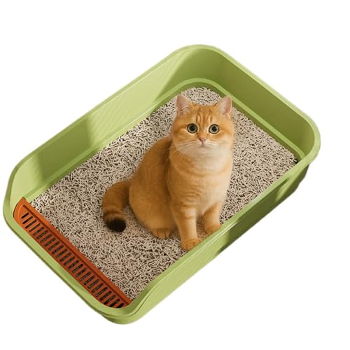 Arenero Extra Grande para Gatos con Laterales Altos y Entrada Baja miniatura 1
