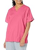 Cherokee Women's V Neck Scrubs Top, Shocking Pink, X-Large