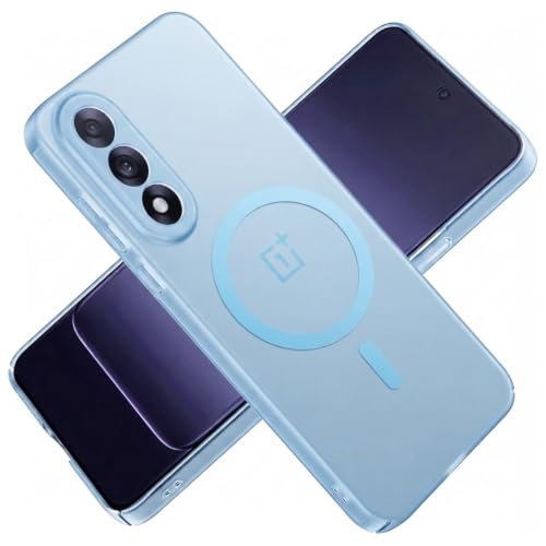 Image of DIZORO Matte Case for Oneplus Nord 5 Compatible with MagSafe, Camera Lens Full Protection, Shockproof Translucent Frosted TPU Soft Phone Cover, Anti-Fingerprint (Sierra)