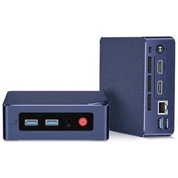 Beelink Mini PC EQi12, Intel Core i5 12450H (8C/12T, até 4,4GHz), 16GB DDR4 3200MHz 500GB M.2 2280 PCle 4.0x4 SSD, Mini Computador Dual HDMI 4K Display, Dual Gigabit LAN, WiFi6/BT5.2
