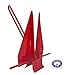 Greenfield Fluke Anchor (Coated Red) Large Color Slip-Ring Boat Anchors. Premium Made in USA, for Boats Up to 24 Feet