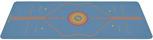 Miniatura 9 de Liforme Colección de esterillas de yoga estampadas, bolsa de yoga incluida, sistema de alineación patentado, agarre guerrero, antideslizante,