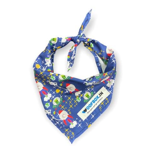 W Brings Space Ships & More Dog Bandana/Scarf|This Stunning Gorgeous Design Dog Bandana Scarf is Perfect Styling Accessory for Dogs Large, Medium & Small. One Size Fits All. (B09V81SQ8L) Amazon Price History, Amazon Price Tracker