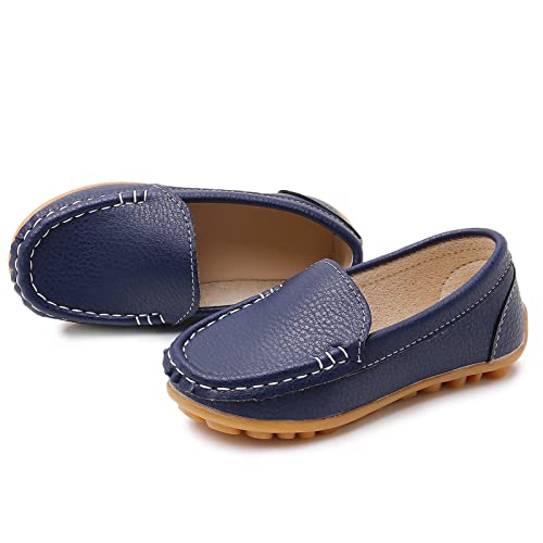Image of RVROVIC Kids Girls Boys Slip-on Loafers Oxford PU Leather Flats Shoes(Toddler /Little Kid)