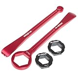 STOCKTON TOOL COMPANY Aluminum Off-Road Tire Combo Lever Set - Metric, Red