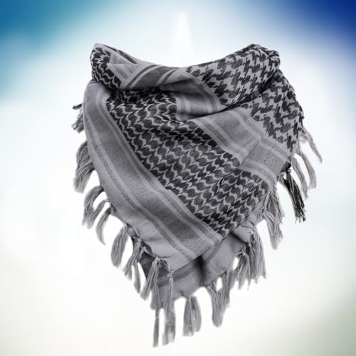 Bufanda palestina Veemoon chal tactico de invierno comodo de algodon unisex 3