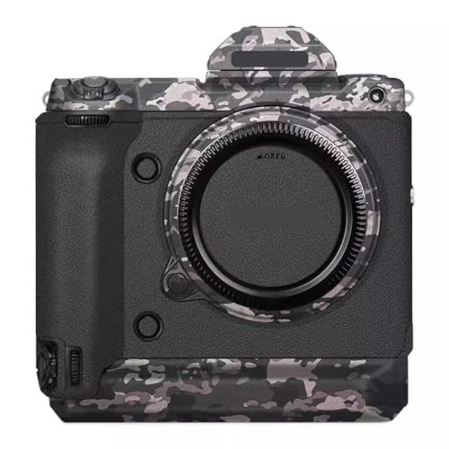Film protection vinyle Fujifilm GFX100 en cuir noir et camouflage look premium