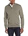 Oxford NY Men's Quarter Zip Mock-Neck Sweater
