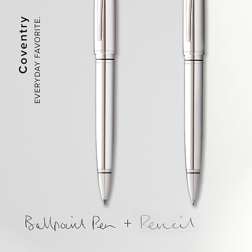 Cross Coventry Polished Chrome Pen and Pencil Gift Set - Thumbnail 5