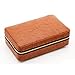 ShiSyan Bois de cèdre doublé Cigarette Box Voyage portable avec Cigar Ciseaux cuir avec Humidifier Boîte cuir température et d'humidité peut accueillir 4 Cig humidifi cigare portable classique Porte-c