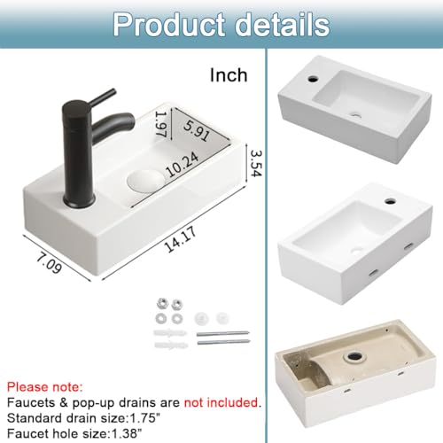 Petit lave-mains mural rectangulaire pour optimiser un studio urbain - 3