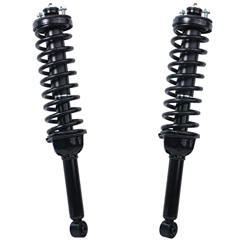 Image of Detroit Axle - Struts Sway Bars for 1997-2001 Honda CR-V 1998 1999 2000, 4 Complete Ready Struts, 4 Stabilizer Sway Bar End Links, Front and Rear Replacement