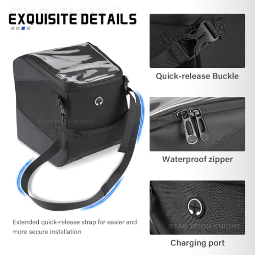 Bolsa de almacenamiento para Yamaha XMAX 125/250/300 Tech Max+ 9 L miniatura 6