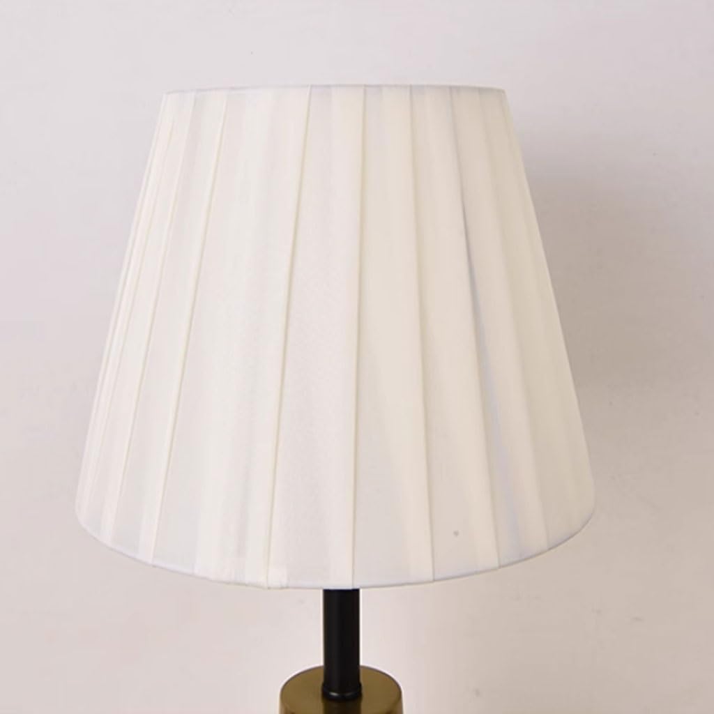 ENGENDER Lampada da Scrivania Moderna Semplice Lampada da Tavolo in Tessuto Camera Letto Comodino Studio Scrivania Lettura Soggiorno Decorativa(2)