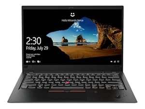 Lenovo ThinkPad X1 Carbon Gen 5 Ultrabook, 14 Inch FHD Notebook, Intel Core i7-7600U, 16GB RAM, 256GB SSD, US Keyboard, Windows 10 Pro (Refurbished)
