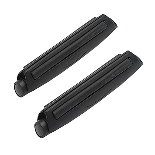 2 Packs Tobacco Roller, Easy Manual Cigarette Rolling Machine for 110mm 4.33 Inch Rolling Papers, Portable Size for Travel, Great Gift, Black