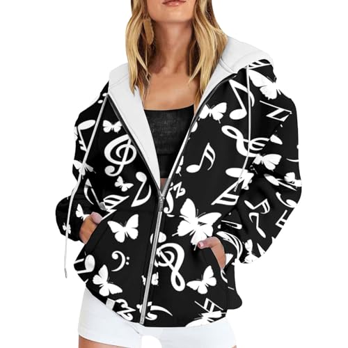 Sweat à capuche femme polaire douce contre le froid coupe ample