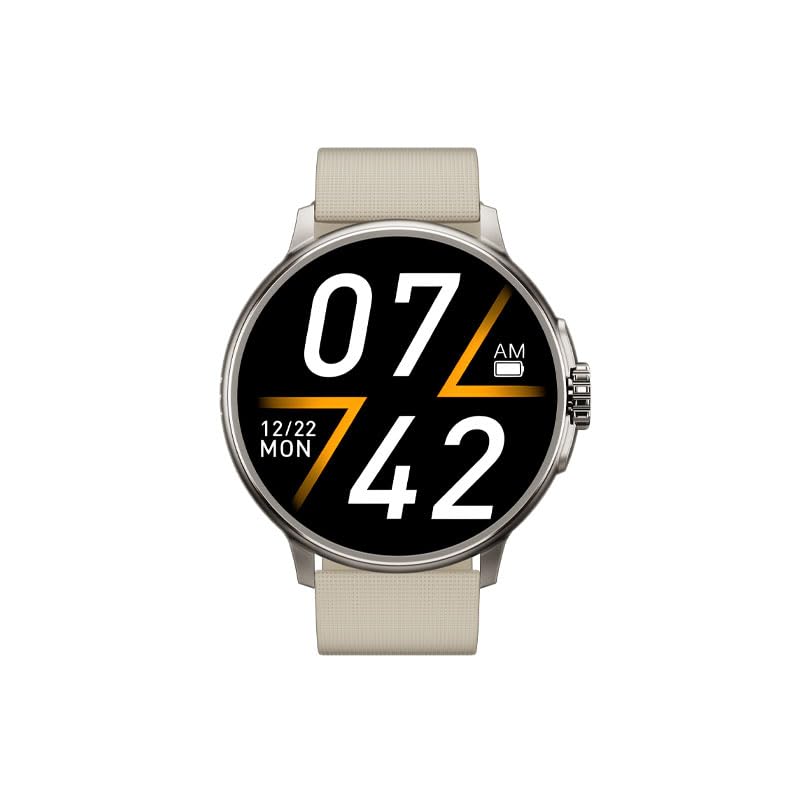 ProOne PWS15 Smart Watch with 1.43" Full HD AMOLED Screen Bluetooth Calling Smartwatches for men and women, Fitness Tracker with Heart Rate Monitor (Gold)