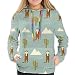 Produktbild DSFDSFSD Meerkat Cactus Sand Dune Desert On Blue Unisex 3D Realistic Digital Print Pullover Hoodie Hooded Sweatshirt S-XXL L