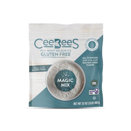 Ceebees Magic Mix, All-Purpose Gluten-Free Baking Flour, 2 lb Bag,