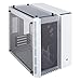 Corsair Crystal 280X PC-Gehäuse (Micro ATX mit gehärtetem Glas), Keine LED, Weiß