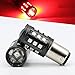 Red Flashing Strobe Blinking Rear Alert Safety Brake Tail Stop High Power LED Light Bulbs (1157)