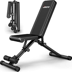 JOROTO MD35 Adjustable Weight Bench 8x4x3x3 Positions- 700 Pounds Load Foldable Strength Training Benches for Full Body Workout Bench Press (With Fast Auto-lock Adjustments)