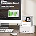 MAIWO Dual Bay Hard Drive Docking Station with Offline Clone for 2.5 3.5 Inch SATA HDD SSD, 3X USB 3.0 Hub Extension, 48TB Capacity, External Hard Drive Duplicator Cloner, White