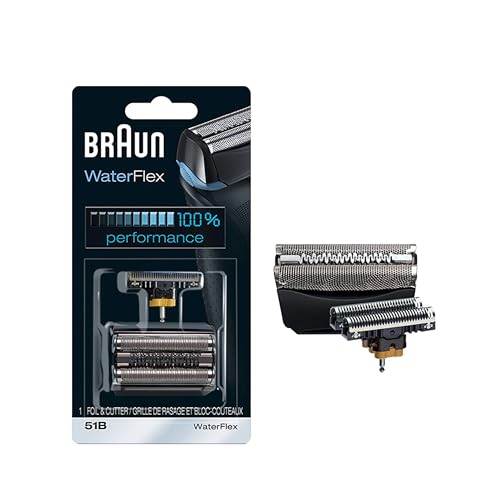Braun 51B - Recambio para afeitadora eléctrica hombre, compatible con el modelo WaterFlex, color...