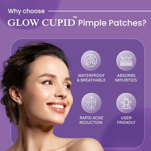 Image of Hydrocolloid Acne Pimple Patch with Tea Tree Oil & Calendula, 72 Pimple Patches Set for Fast Healing, Absorbs Pus & Oil, Invisible, Waterproof & Skin-Friendly Blemish Spot Treatment.