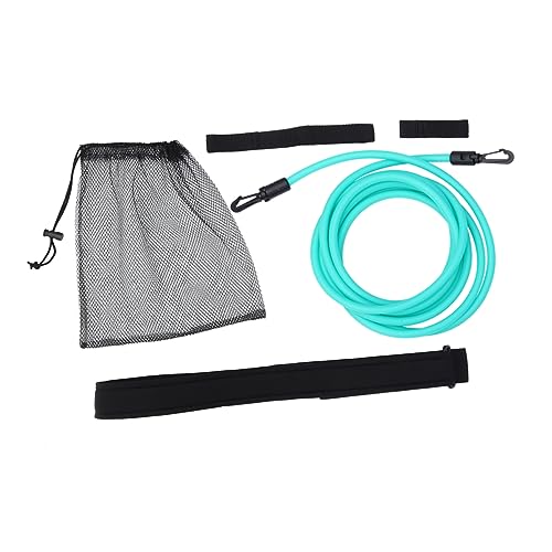 balacoo Elastic Swim Training Belt Pool Life Belt Resistance Band Swimming Workout Aid