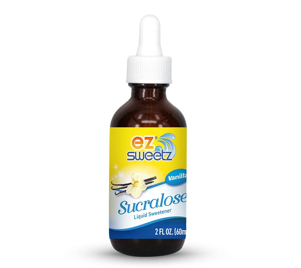 EZ-Sweetz Flavored Sucralose Drops | Vanilla Flavor | 2.0 oz Bottle (800 Servings), 1-Pack |