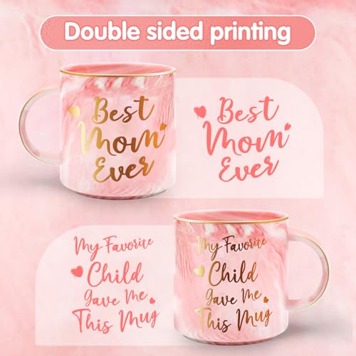 12-oz-Best-Mom-Ever-Mug-Gifts-for-Mom-Funny-Double-Printed-Pink-Marble-Pattern-Mug-Ceramic-Coffee-Cup-Beverage-Container-Mothers-Day-Birthday-Christmas-Gifts-from-Daughter-Son-Kids-for-Motherhood