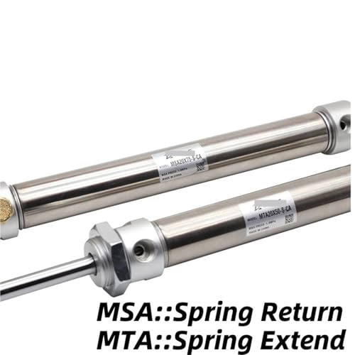 Mini cilindro con resorte MTA32X50SCA de efecto simple para espacios estrechos 6
