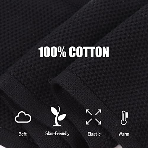 Image of PESAAT Kids Winter Infinity Scarf Knit Cotton Toddler Boy Girls Scarves