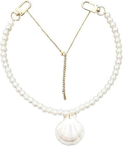 Collar de perlas de imitación de 0.315 pulgadas, collar redondo de perlas de imitación para mujer, collar de perlas de boda, collar de cuentas