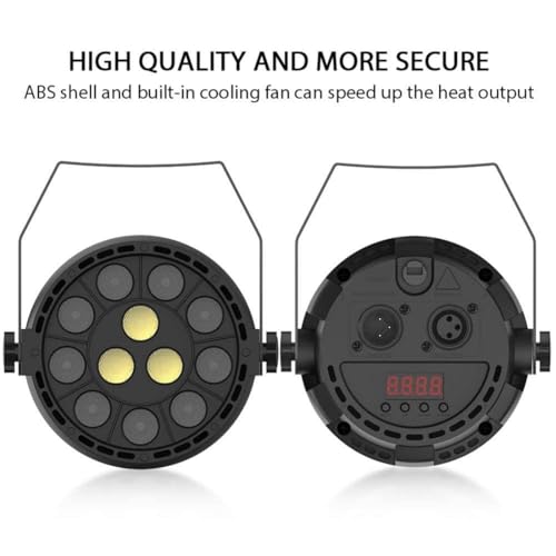 Lumière stroboscopique 12 LED avec mode son réglable et télécommande sans fil - 5