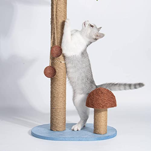 Poste de arranhar para gatos em ambientes fechados, arranhador de gato de 71 cm para gatos e gatos a