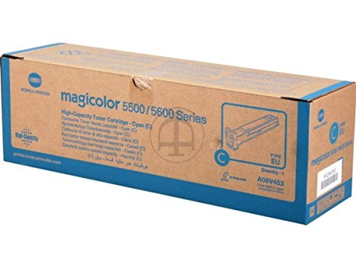 Toner cyan Konica Minolta Magicolor 5500 cartouche d'encre laser A06V453