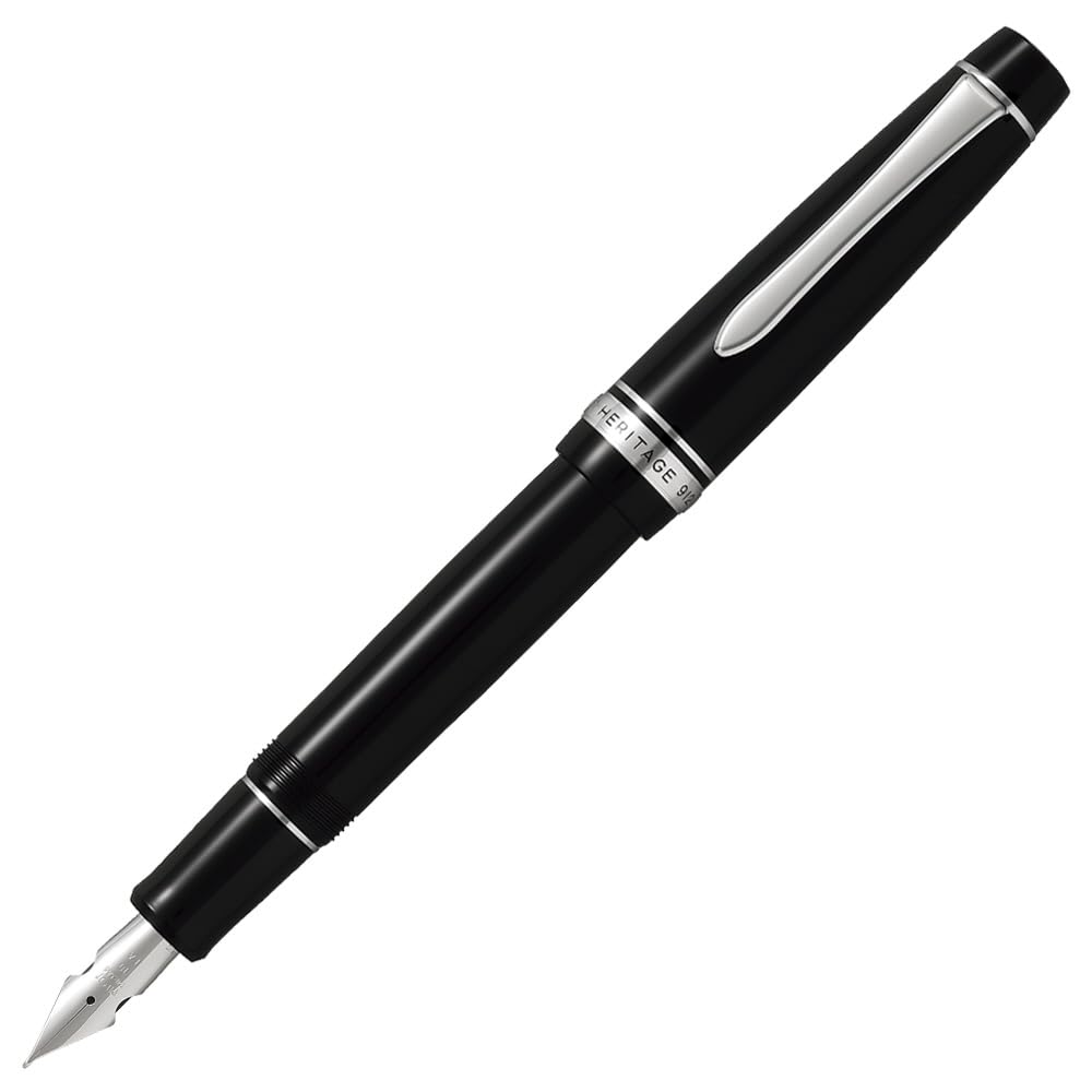 Fountain Pen Custom Heritage 912, Black Body, FA-Nib (FKVH-2MR-B-FA)