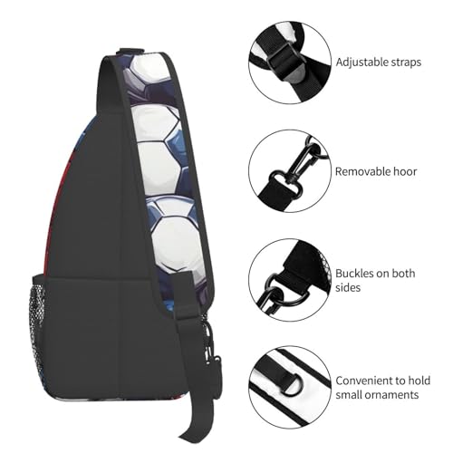 Mochila bandolera colorida para hombre y mujer ajustable miniatura 5