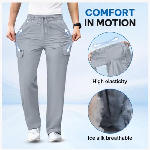 Comforflex - Men's Multi-Pocket Stretch Comfort Outdoor Casual Pants, Men's Cargo Pants Casual, Comfort, Breathable2